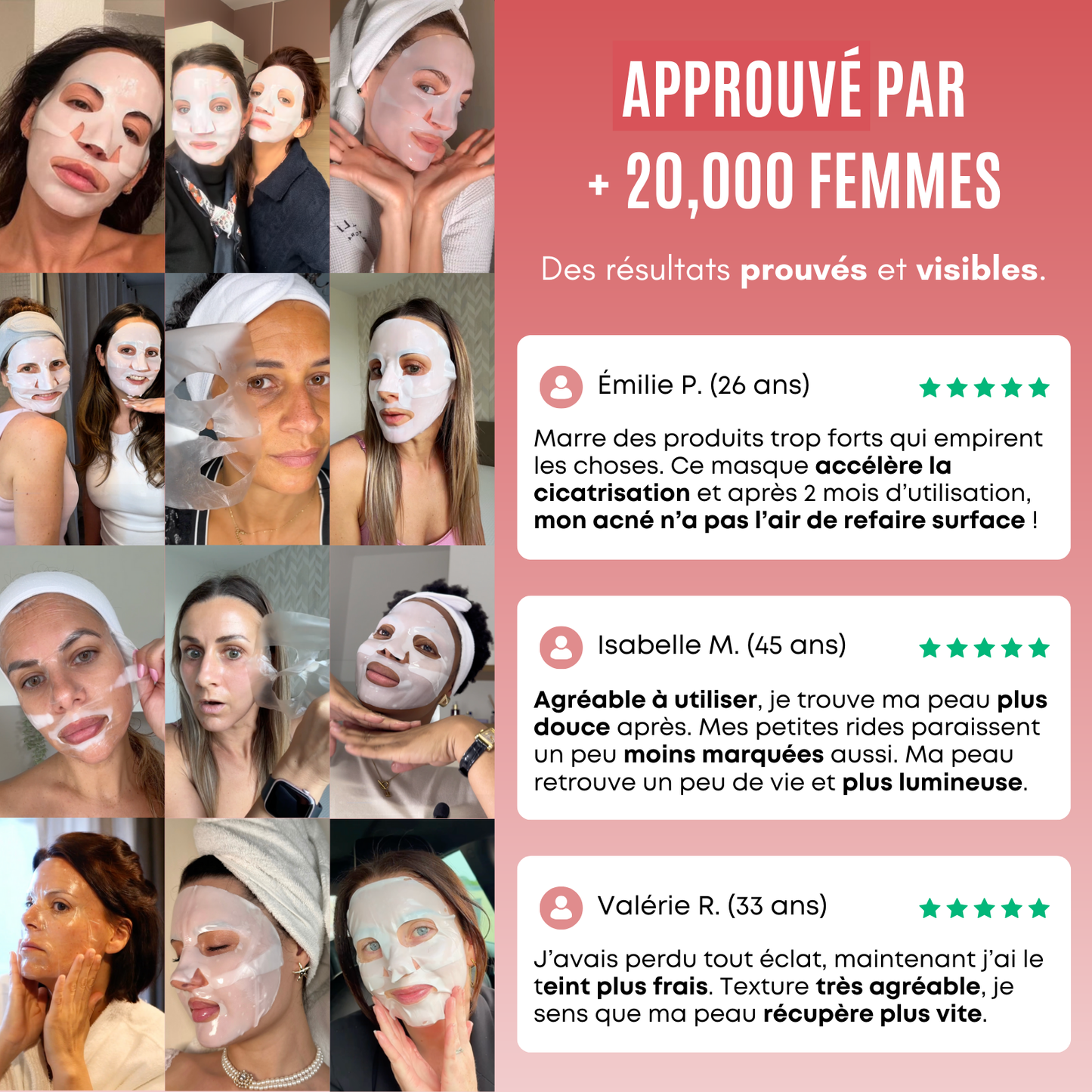 Masque au Bio-Collagène - TOUT TYPE DE PEAU