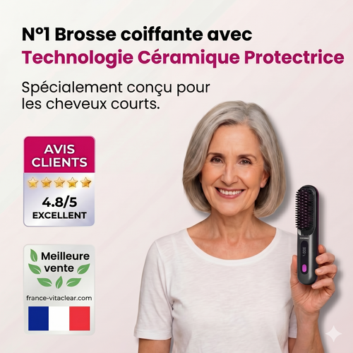 Cocoony - PREMIÈRE brosse intelligente pour cheveux courts