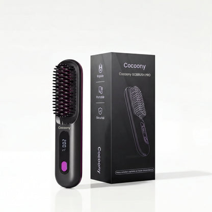 Cocoony - PREMIÈRE brosse intelligente pour cheveux courts