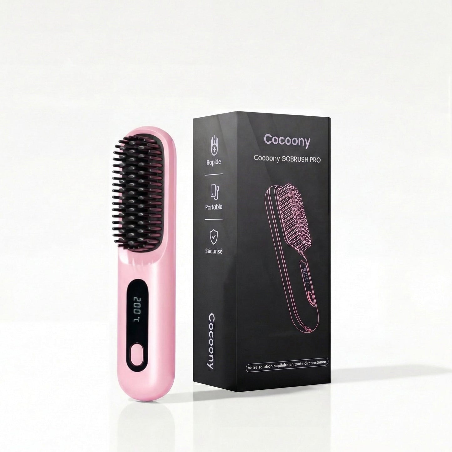 Cocoony - PREMIÈRE brosse intelligente pour cheveux courts