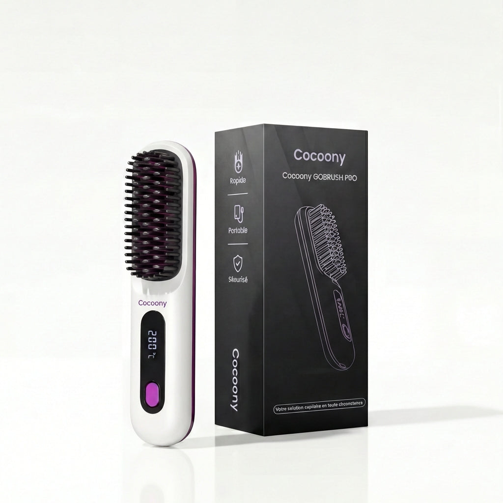 Cocoony - PREMIÈRE brosse intelligente pour cheveux courts