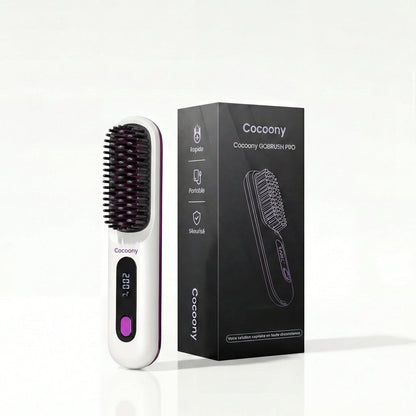 Cocoony - PREMIÈRE brosse intelligente pour cheveux courts